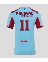 Moške Nogometnih dresov Feyenoord Goncalo Borges #11 Tretji 2025-26 Kratki rokavi Moške Nogometnih dresov Feyenoord Goncalo Borges #11 Tretji 2025-26 Kratki rokavi